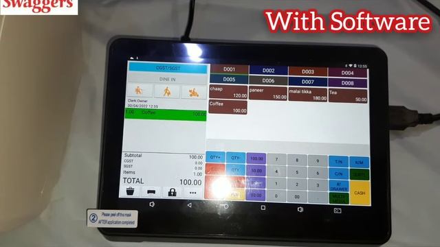 QT-007 Touch Billing Machine With Software #billingmachine #posmachine #possystem #billingsoftware смотреть онлайн
