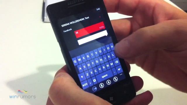 Windows Phone Mango demo - Windows Live Messenger смотреть онлайн