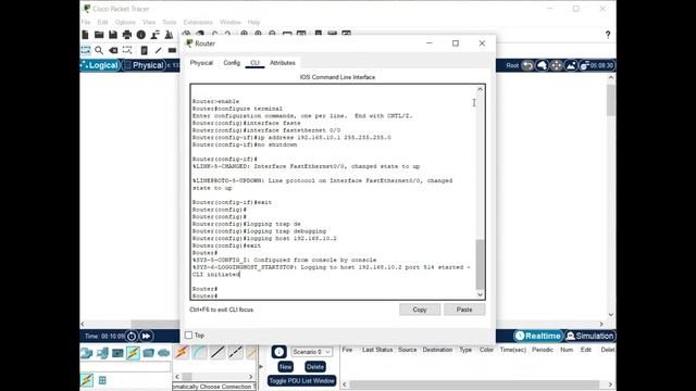 Configuring Syslog and NTP Server in Cisco Packet Tracer смотреть онлайн
