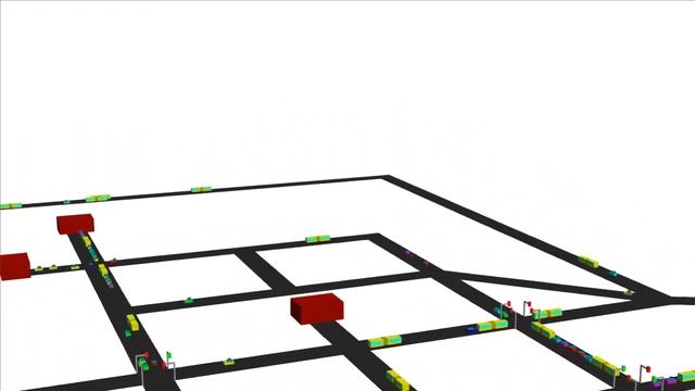 [OpenGL][C++] CITY TRAFFIC Simulation смотреть онлайн