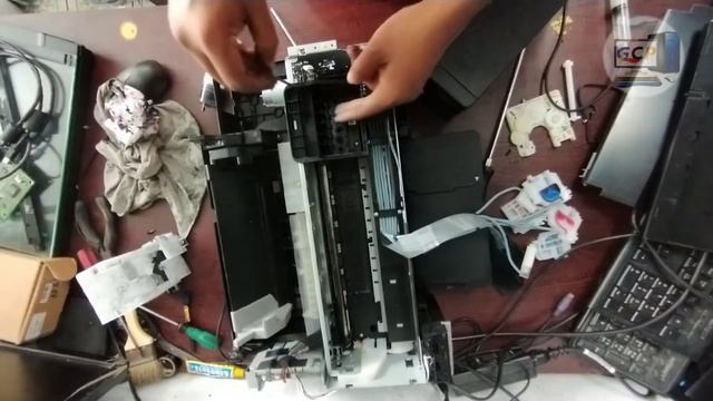 how to fix epson l805,L800 head cleaning? смотреть онлайн