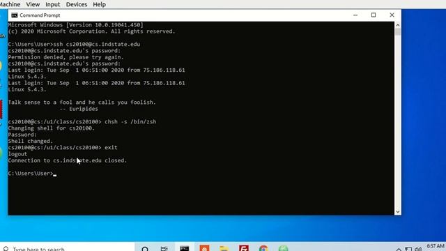 Changing Your Terminal Shell to ZShell смотреть онлайн