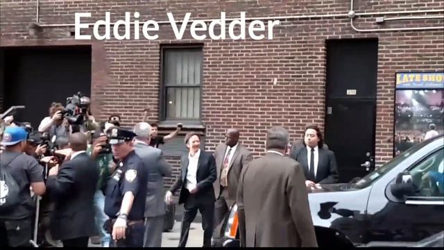 Eddie Vedder final appearance on the Late Show with David Letterman смотреть онлайн