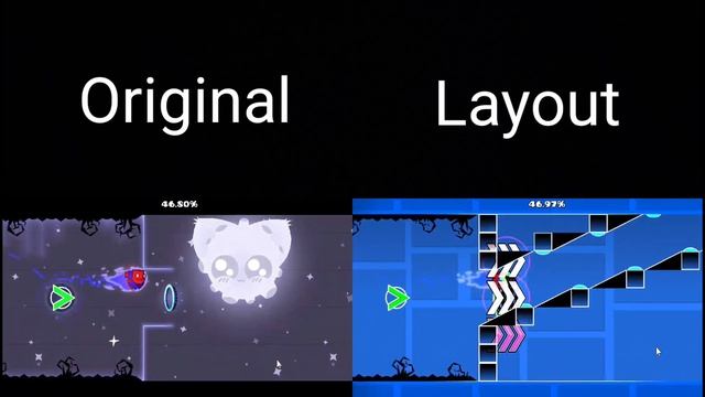 "SUNSHINE" Original Vs Layout Comparision | Geometry Dash Comparision смотреть онлайн