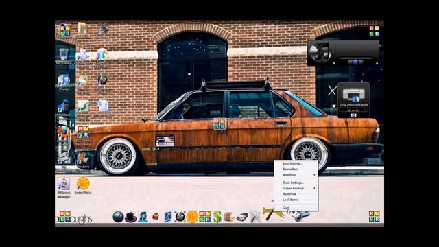 Rocket Dock to make Windows look like a Mac. How to configure tutorial.. смотреть онлайн