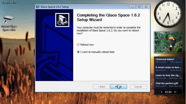 Windows Vista Glace Space installation смотреть онлайн