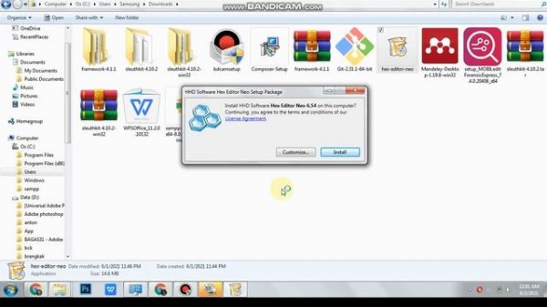 tutorial instal aplikasi Hex Editor Neo