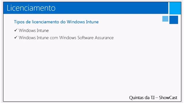 Quintas da T I Gerenciamento unificado de PCs com Windows Intune смотреть онлайн