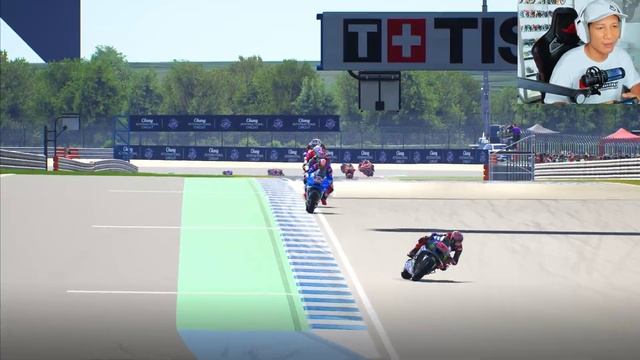 motogp hari ini❗bagnaia iseng banyak yang jadi korban❗motogp game crash смотреть онлайн