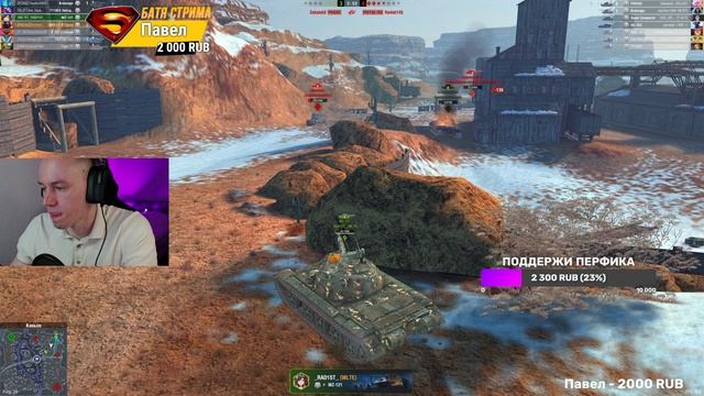 Крутой барабан Amx50b - еще чутка и первая отметка TANKS BLITZ