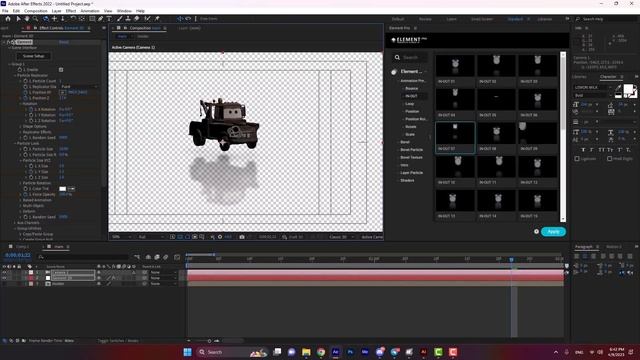 Motion Preset   3D Object - 3D Presets For Element 3D Tutorials