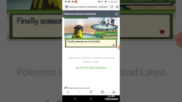 How To Download Pokemon Uranium Gba Version On Android 100% Working