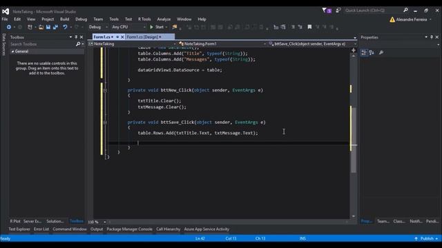 C# - Create a Note Taking Windows Form Application смотреть онлайн