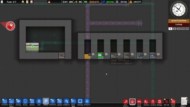 How to Set Up Automatic Doors - Prison Architect : Quick Tutorial смотреть онлайн