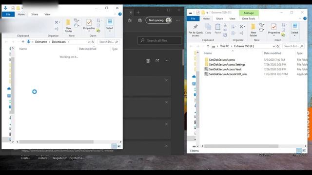 How to set up SanDisk SECURE ACCESS for Portable SSD in 3 minutes (Private Vault) смотреть онлайн