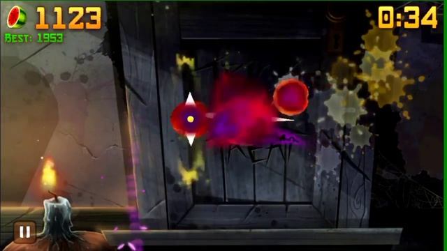 FRUIT NINJA HALFBRICK STUDIO GAMEPLAY BAT BLADE AND CANDLE GRAVEYARD DOJO SUPER COMBOS смотреть онлайн