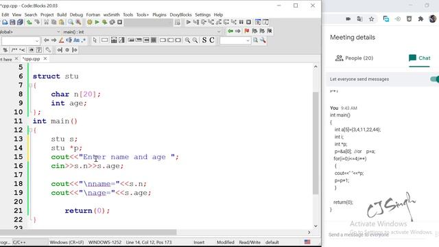 Pointer with Array, Pointer with Structure, Pointer with Class in C/C++. Learn C & C++ in easy Way. смотреть онлайн