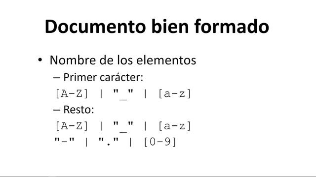 XML: Documento bien formado смотреть онлайн