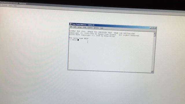 1976 CDP1802CD Chip running in COSMAC type computer смотреть онлайн
