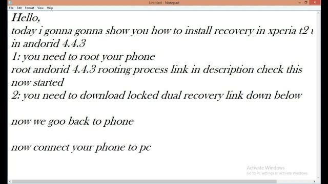 How To Install Recovery In Sony Xperia T2 Ultra смотреть онлайн