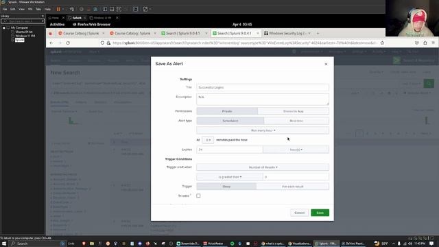 Road to Splunk Core Certified User! | Creating Alerts from Windows Event Logs смотреть онлайн