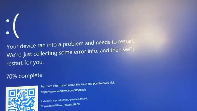 Internal power error... смотреть онлайн
