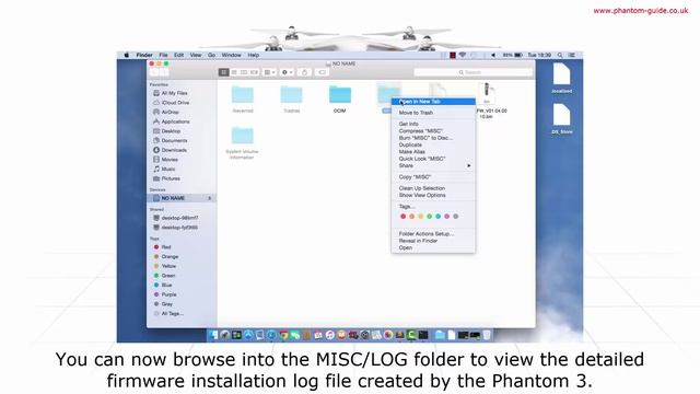How to view Phantom 3 hidden LOG file on OSX смотреть онлайн