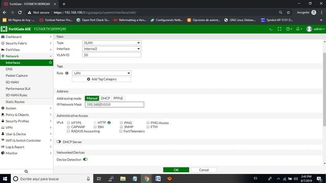 ¿Cómo crear una vlan en un Fortigate? смотреть онлайн