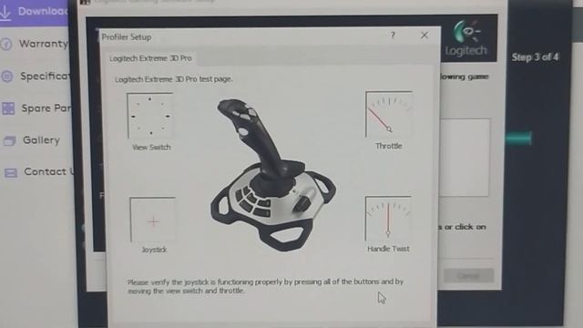 extreme 3d pro test using Logitech Gaming Software смотреть онлайн