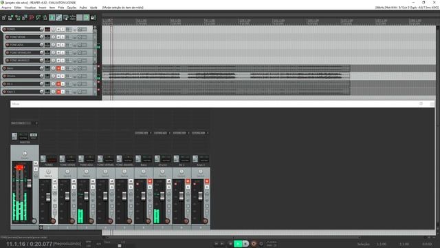 Configurando retornos de fones na behringer umc1820! смотреть онлайн