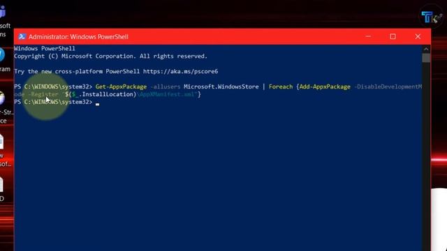 How to Reinstall Microsoft Store in Window 10 (Reinstall Windows Store Using PowerShell) 2021. смотреть онлайн