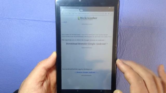 Bypass Google Account Tablet Accent FAST7 3G android 7.0 / 7.1.1 смотреть онлайн