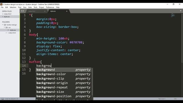 How To Add A Linear Gradient To A Button Using HTML & CSS смотреть онлайн