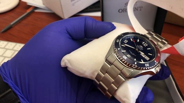 Unboxing Reloj Orient MAko Ll   FAA02009D9