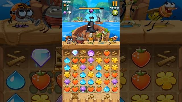 Best fiends level 195 walkthrough android gameplay смотреть онлайн