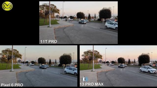 Google Pixel 6 Pro / Iphone 13 Pro MAX / Xiaomi 11T Pro Day Light Camera video Test / Kamera Testi смотреть онлайн