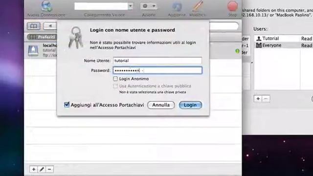 Usare il proprio MAC come server FTP смотреть онлайн
