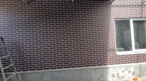 фасад дома своими руками под кирпич!!!