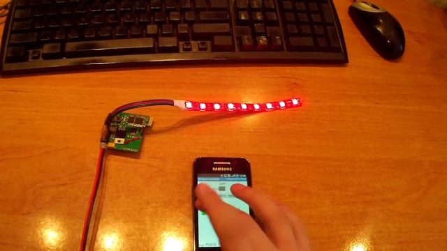 LED controller + ARM + Bluetooth + Android смотреть онлайн