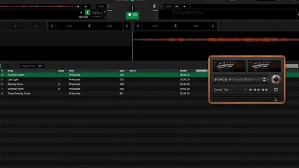 Recording mixes from Serato DJ Lite, DJay Pro, etc.