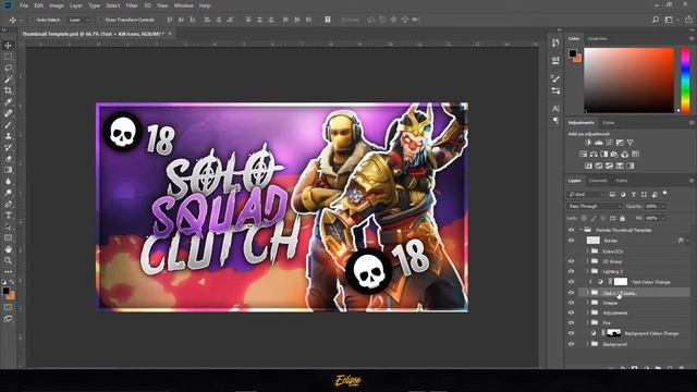 Insane Fortnite Thumbnail Template | Free Download | 2018 смотреть онлайн