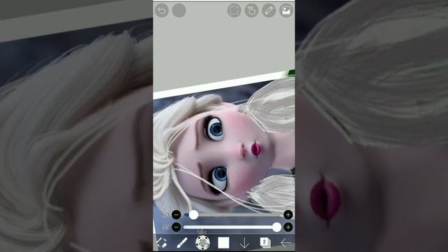 HOW TO PAINT DIGITALLY ON ANDROID|Disney Princess Glowup Elsa| IbispaintX| #5 смотреть онлайн