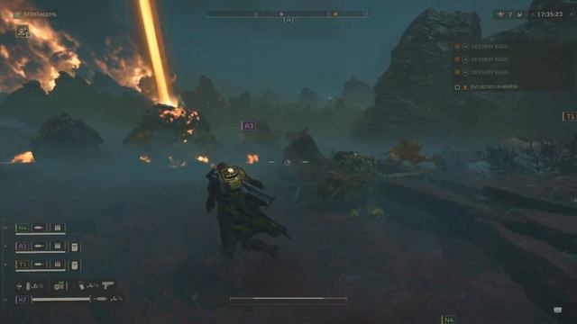 HELLDIVERS 2 Jurassic park scene смотреть онлайн