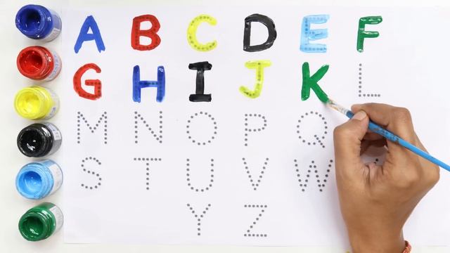 A to Z kids learn, ABCD, A for apple B for ball, Alphabets, kids rhymes, English Varnmala смотреть онлайн