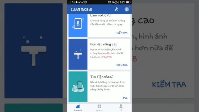Tăng tốc điên thoại bằng phần mềm Clean Master смотреть онлайн