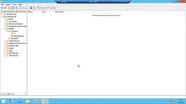Lab 8 Create Active Directory Objects in Windows Server 2012 смотреть онлайн