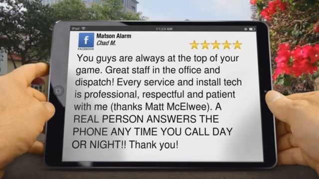 Matson Alarm Company Reviews in Fresno CA - (800) 697-9800 смотреть онлайн