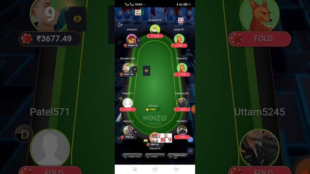 WinZo poker zero se hero game play (1) смотреть онлайн