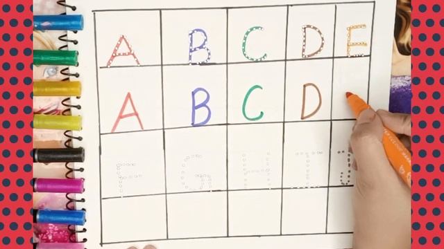 A for Apple 🍎 B for ball 🏀 C for cat 😺|learn to write alphabets|ABC for toddlers| ABC song for kids смотреть онлайн