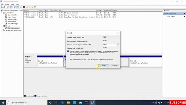 Drive partition in Windows 10 / 8.1 / 7 | How to partition C drive in Windows 10 смотреть онлайн